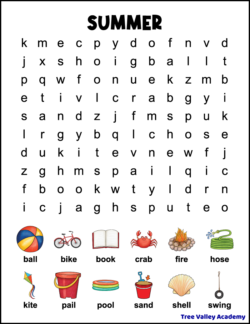 English Puzzle Worksheets For Grade 1