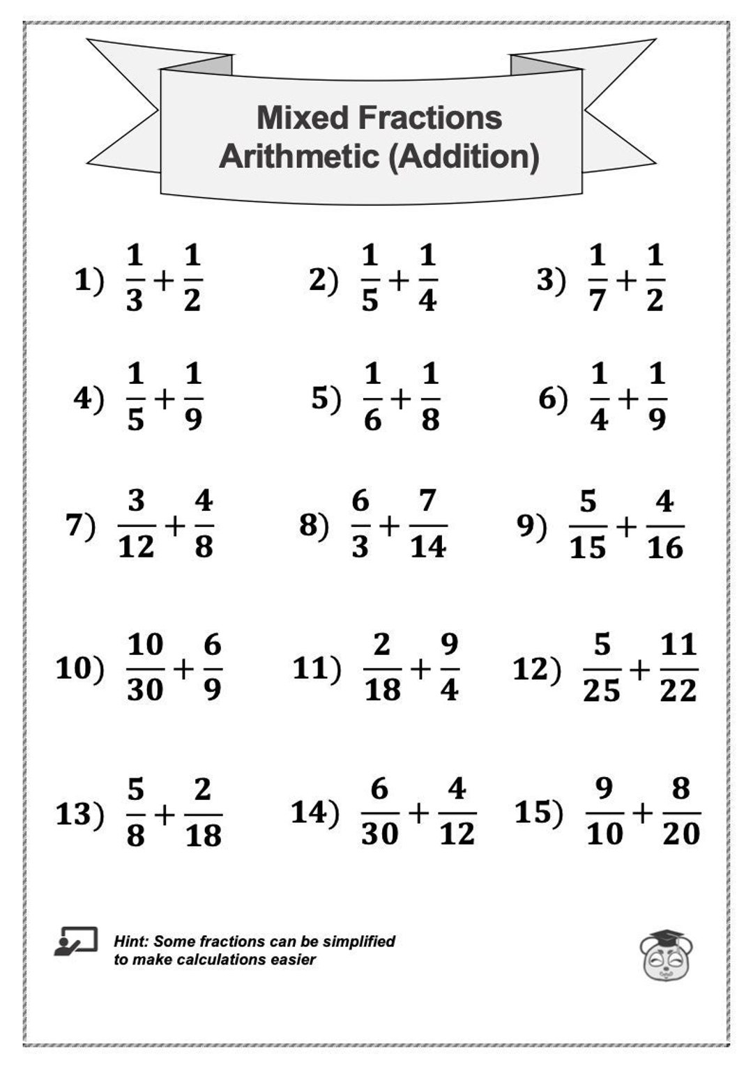 Multiplying And Dividing Fractions Puzzle Worksheets
