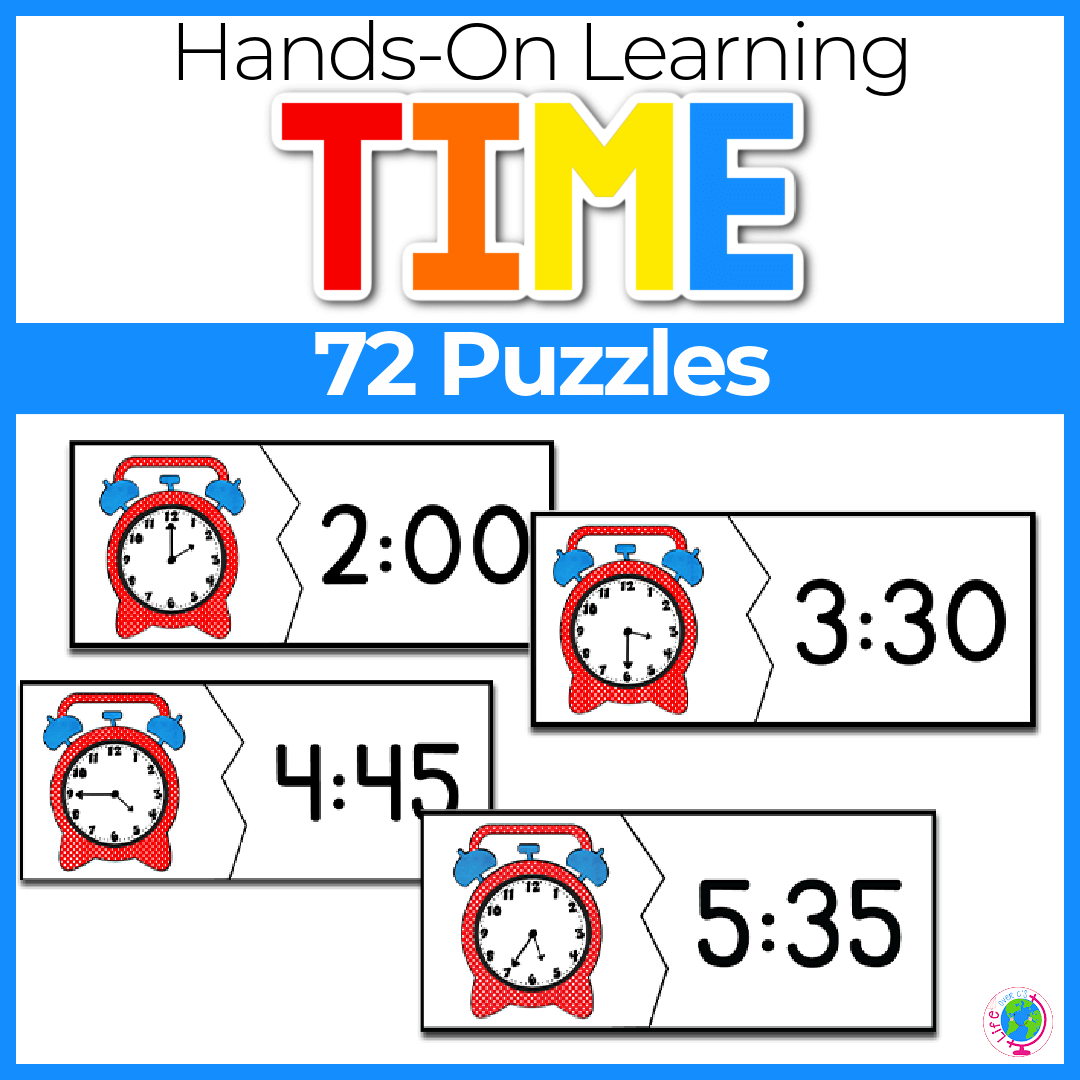 72 Printable Time Puzzles Multiple Levels Life Over C s