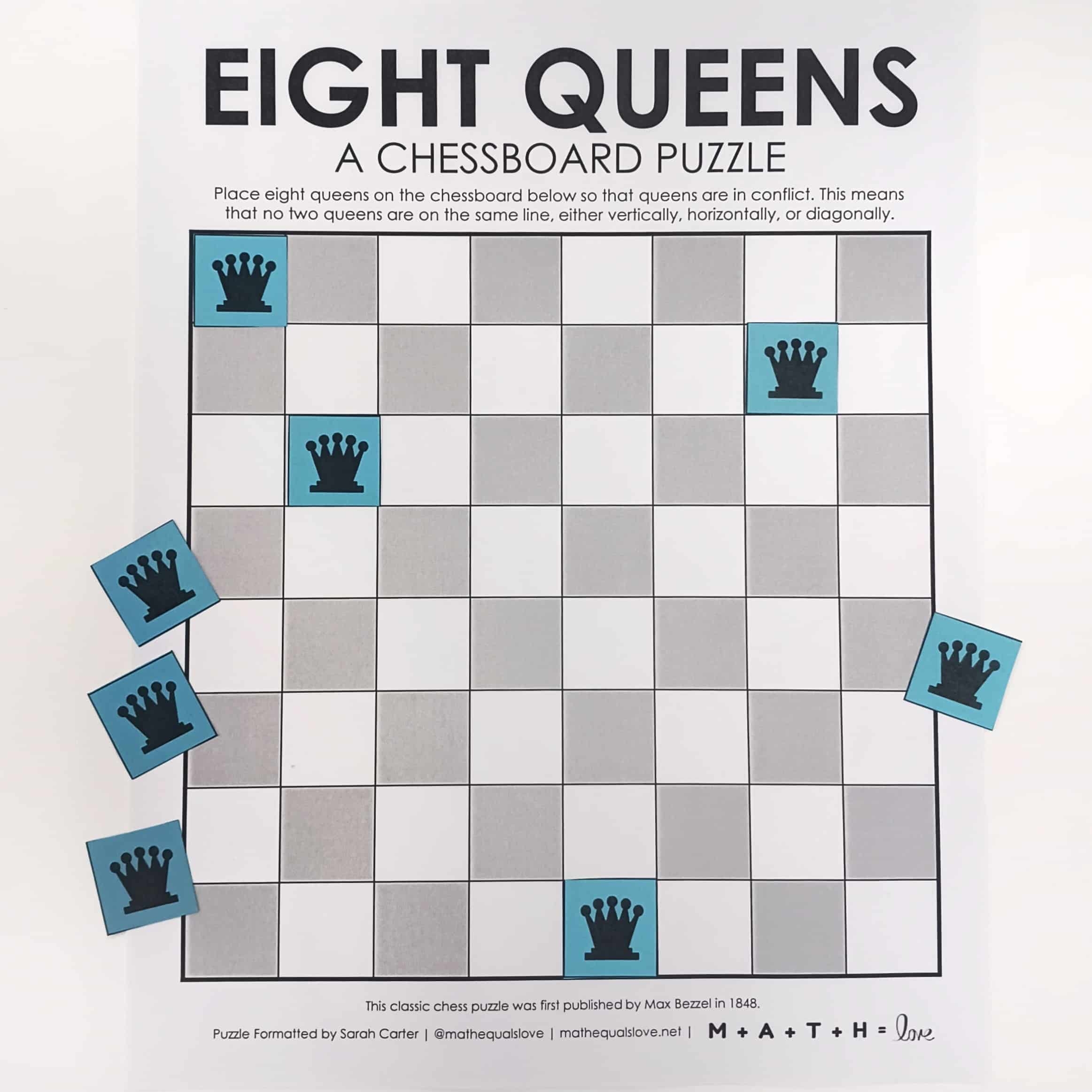 Chess Puzzle Worksheets