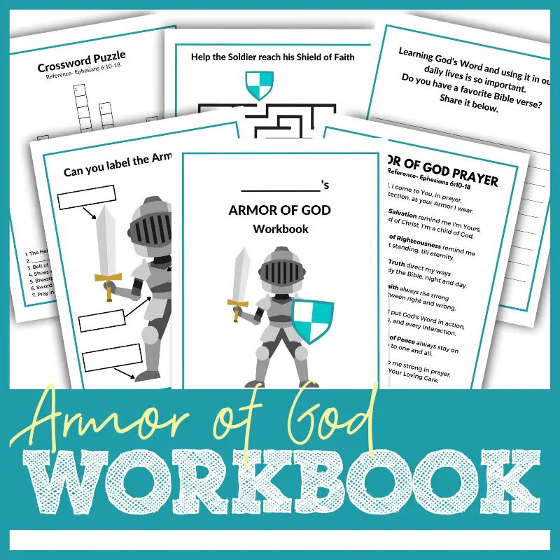 Armor Of God Worksheets Crossword Puzzle