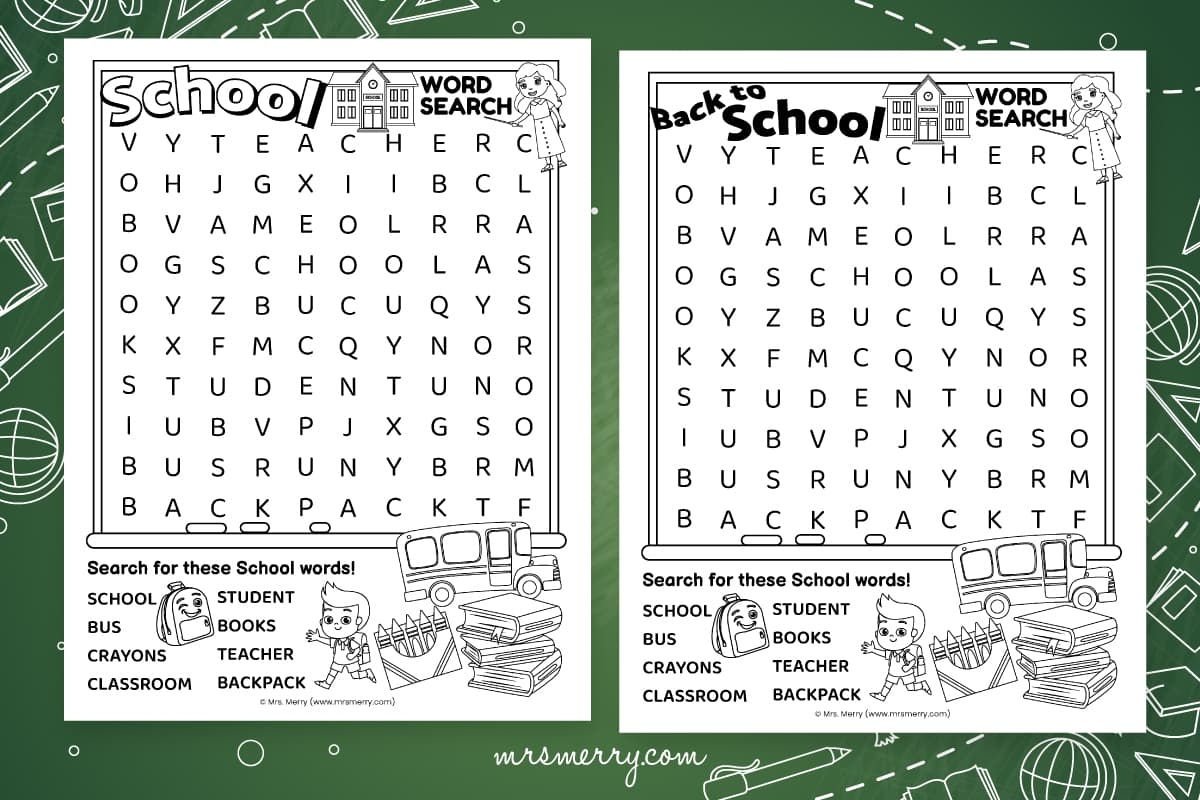 Free Puzzle Worksheets For High School