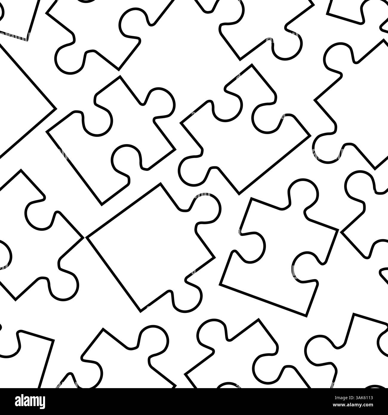 Black White Jigsaw Puzzle Outline Black And White Stock Photos U0026 Images Page 3 Alamy
