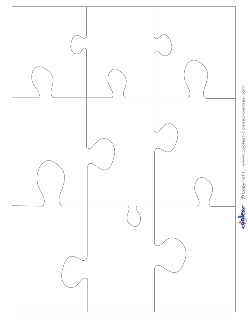 Blank Jigsaw Puzzle Worksheets Printable
