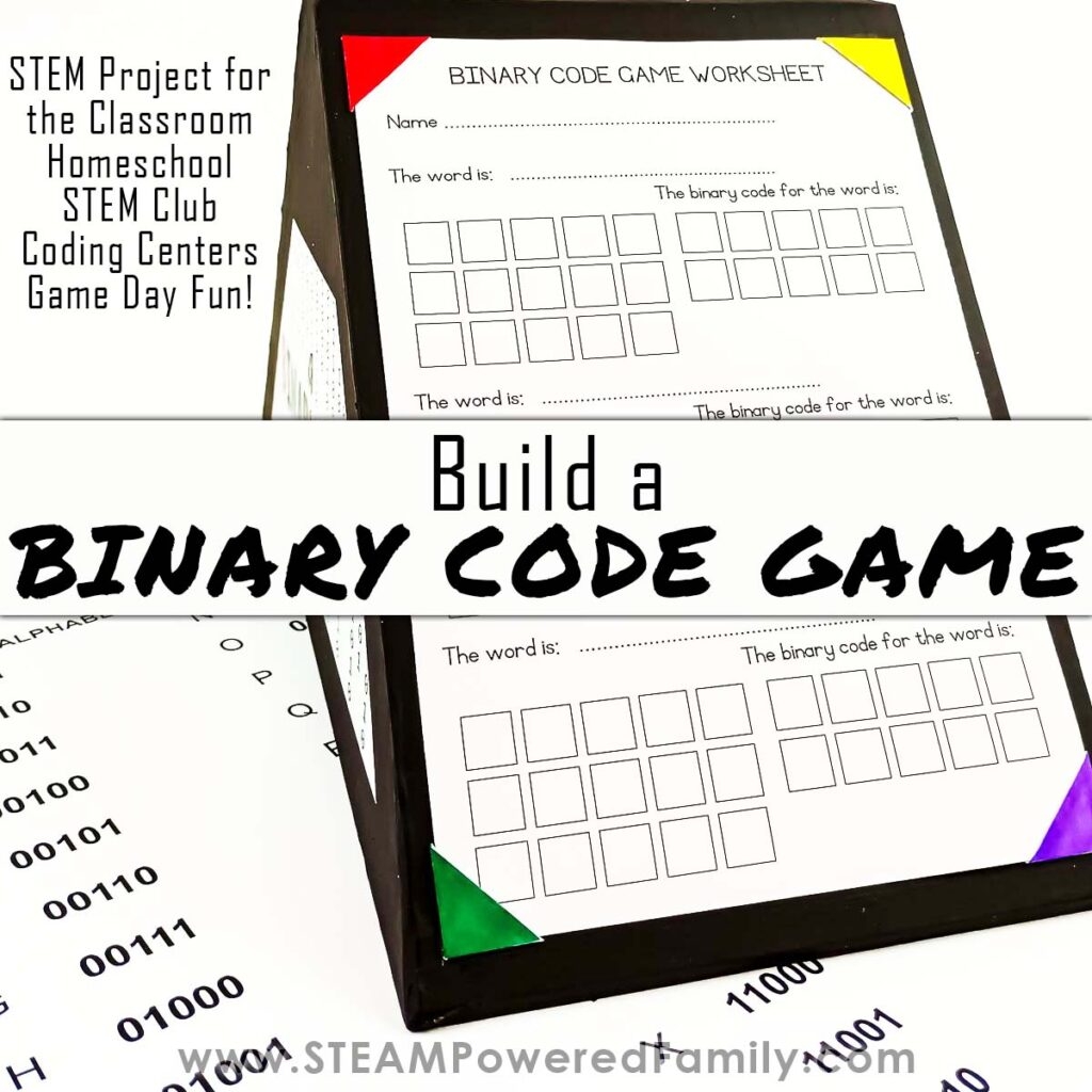 Brilliant Binary Code Projects For Kids Learn The Binary Alphabet Worksheets Library