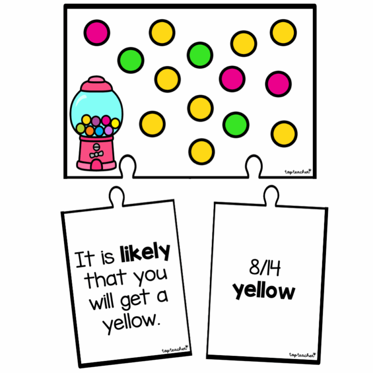 Bubble Gum Probability Puzzles Top Teacher