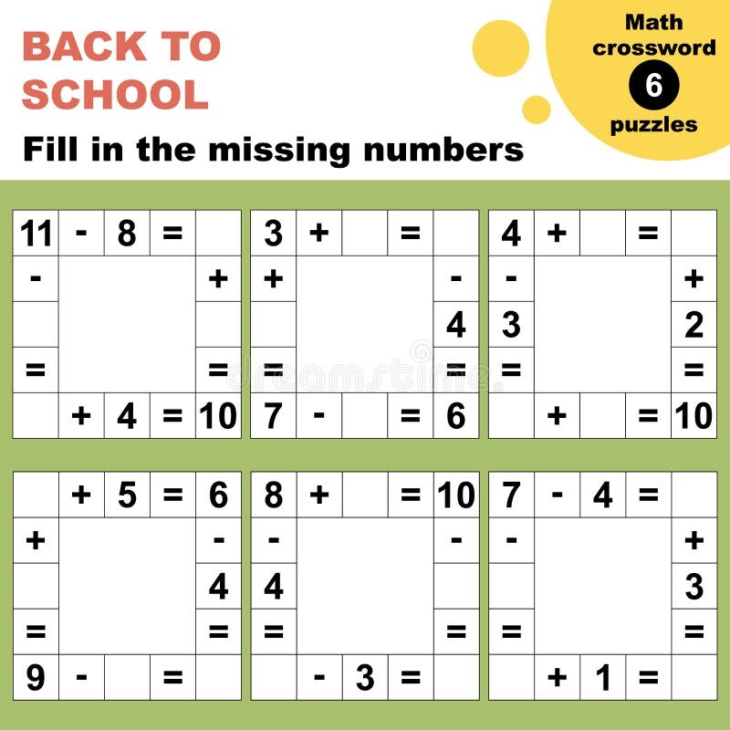 Children Math Puzzles Stock Illustrations 753 Children Math Puzzles Stock Illustrations Vectors U0026 Clipart Dreamstime