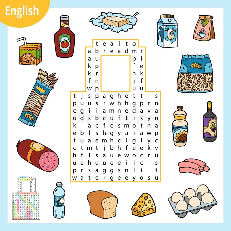 Cooking Word Search Puzzle Stock Illustrations 37 Cooking Word 