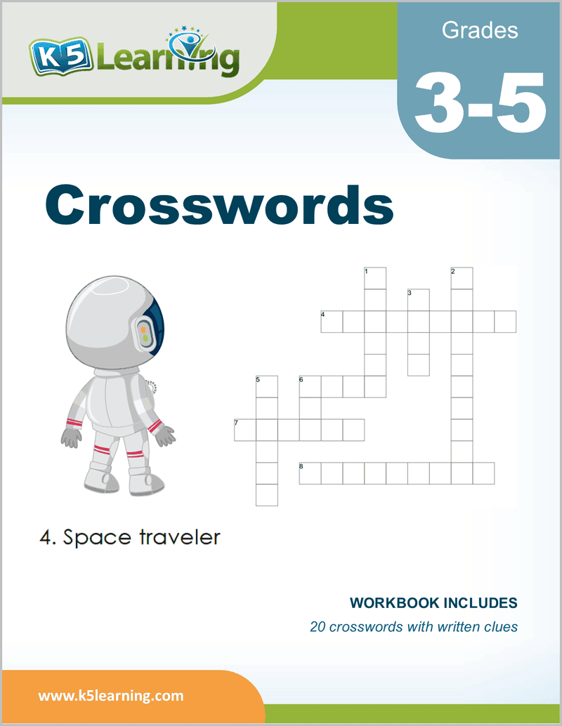 Crossword Puzzles For Grades 3 5 K5 Bookstore
