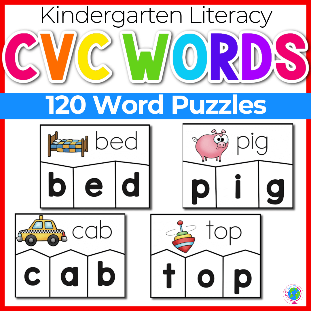Cvc Puzzle Worksheets