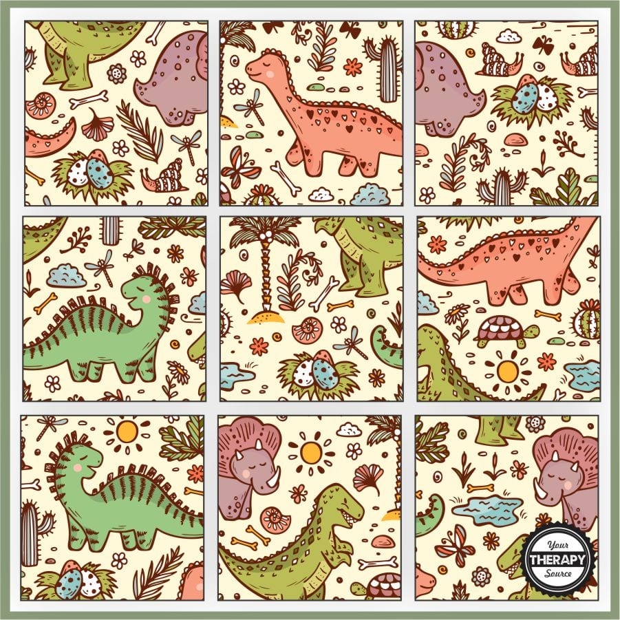 Dinosaur Puzzles Printable Free Your Therapy Source