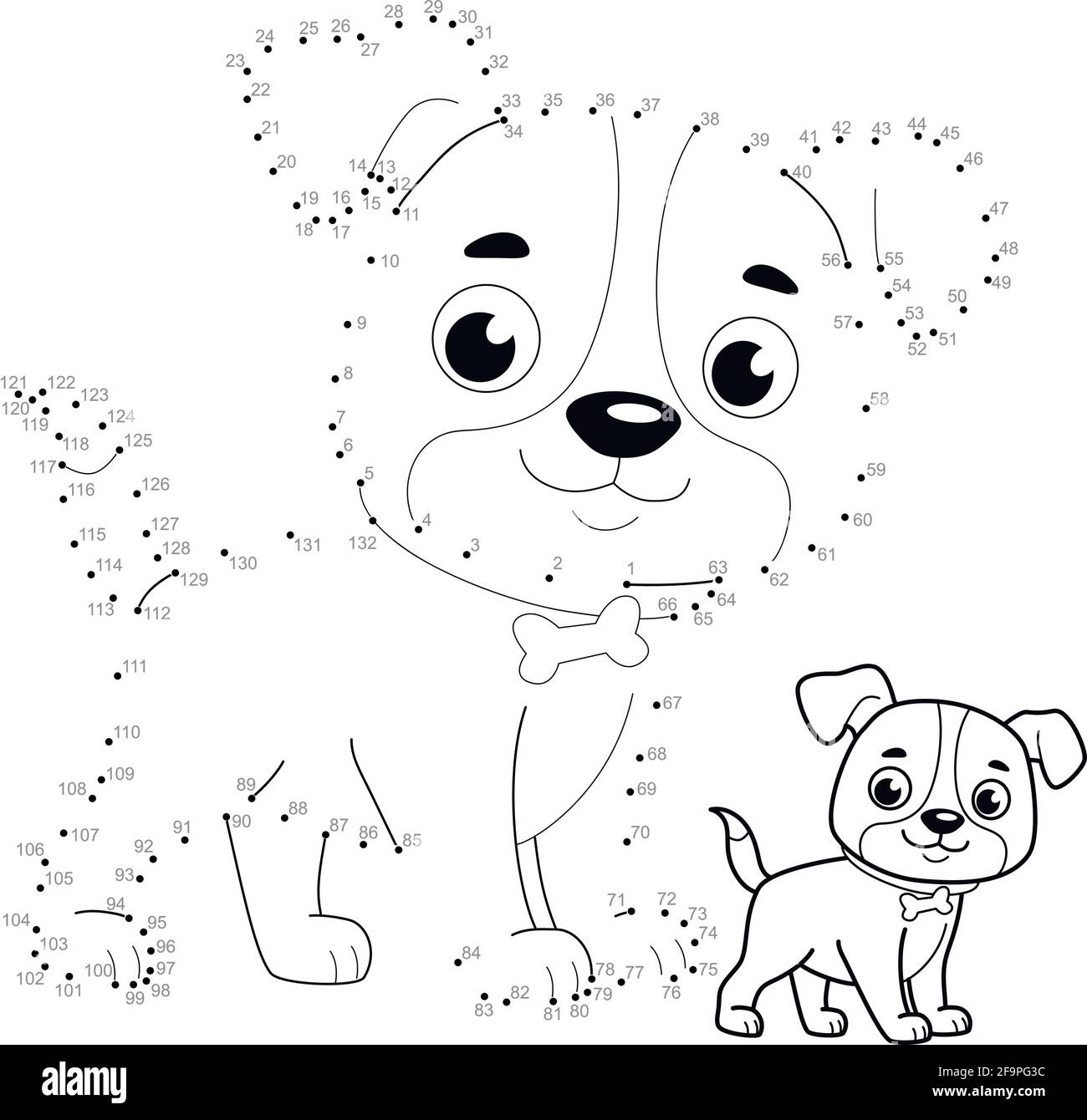 Dot To Dot Puzzle For Children Connect Dots Game Stock Vector Image U0026 Art Alamy
