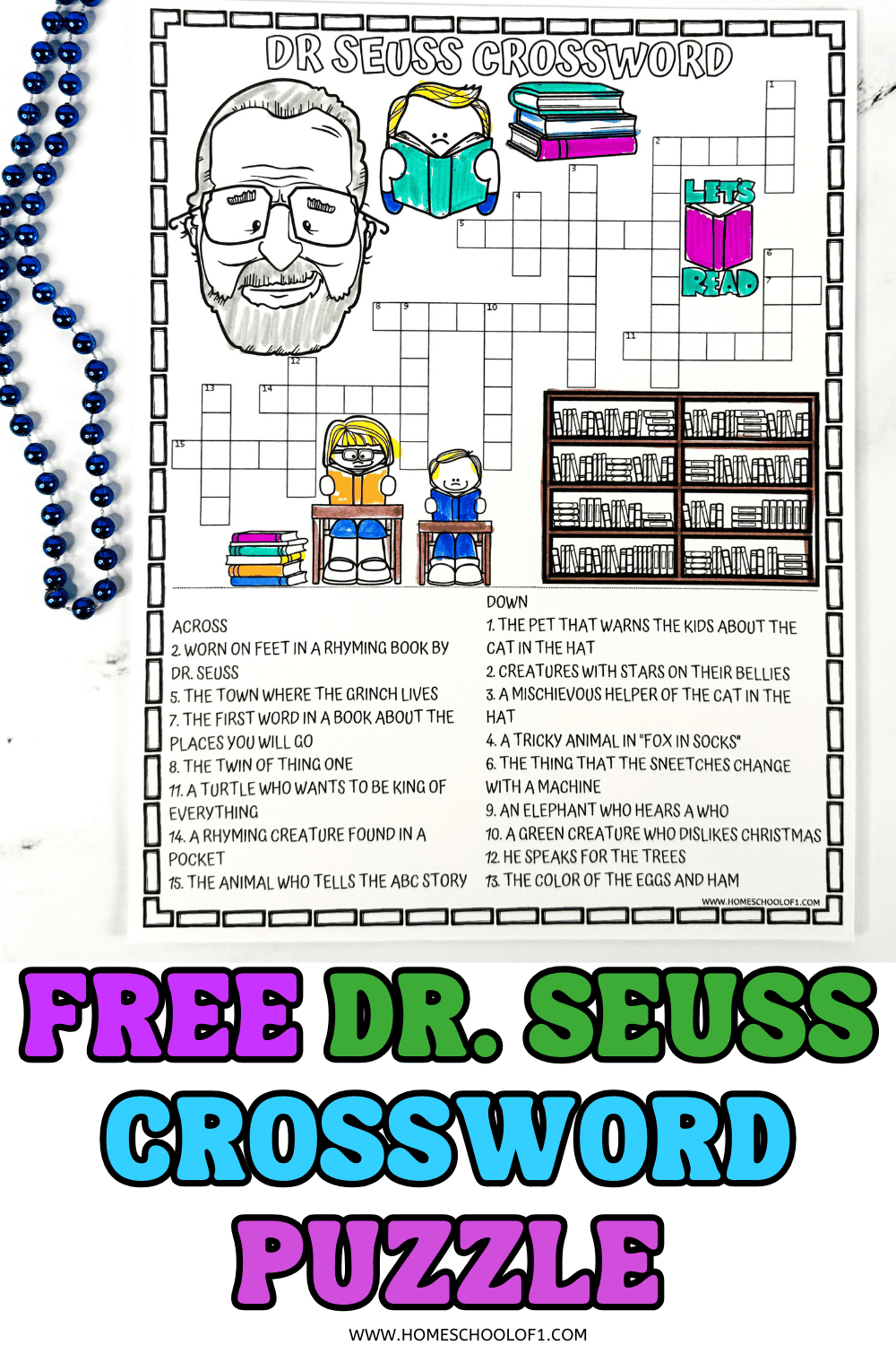 Dr. Seuss Puzzle Worksheets