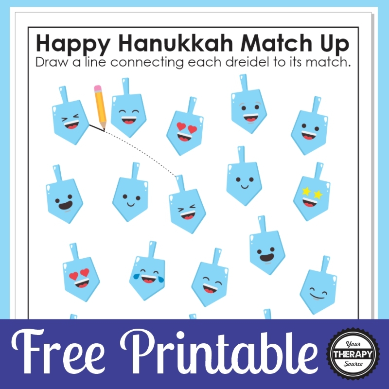 Hanukkah Puzzles Worksheets