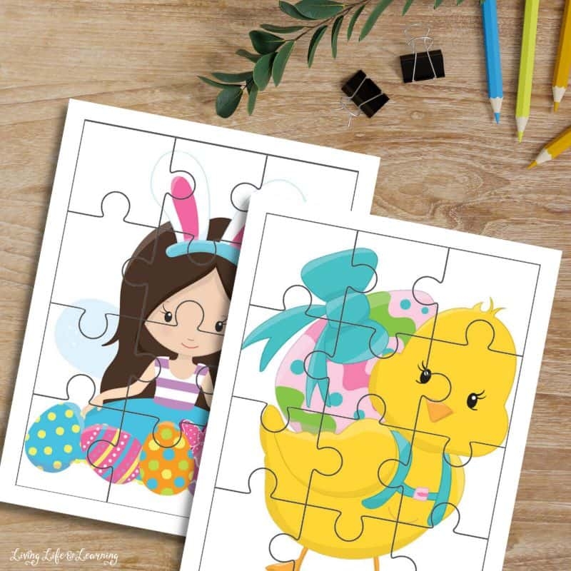 Easter Puzzle Worksheets