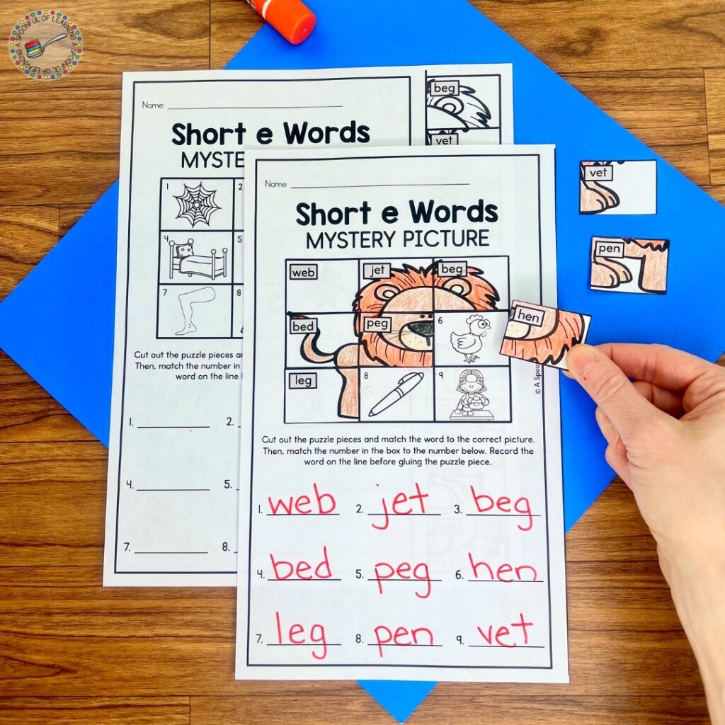 Engaging Kindergarten Mystery Puzzles A Spoonful Of Learning