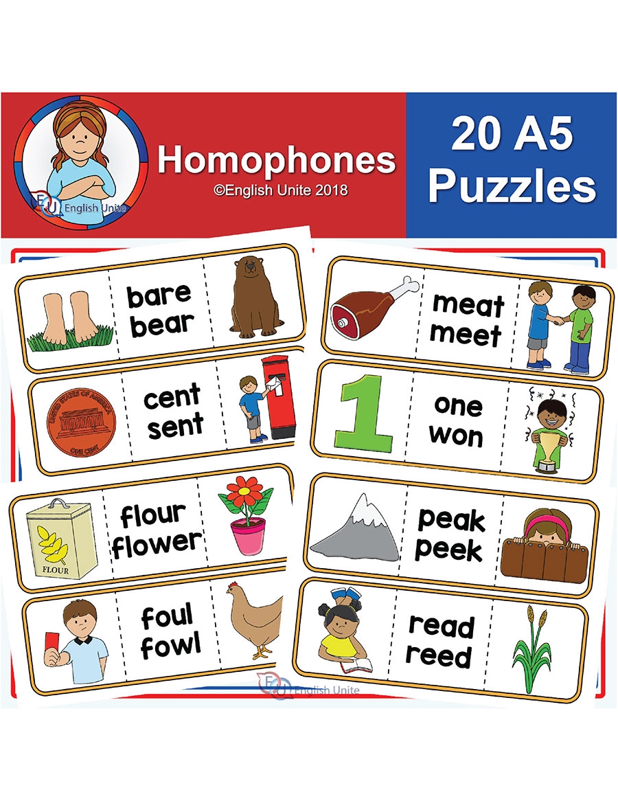 English Unite Puzzles Homophones