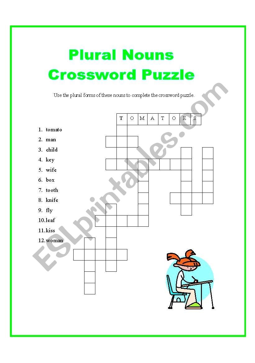 Noun Puzzle Worksheets