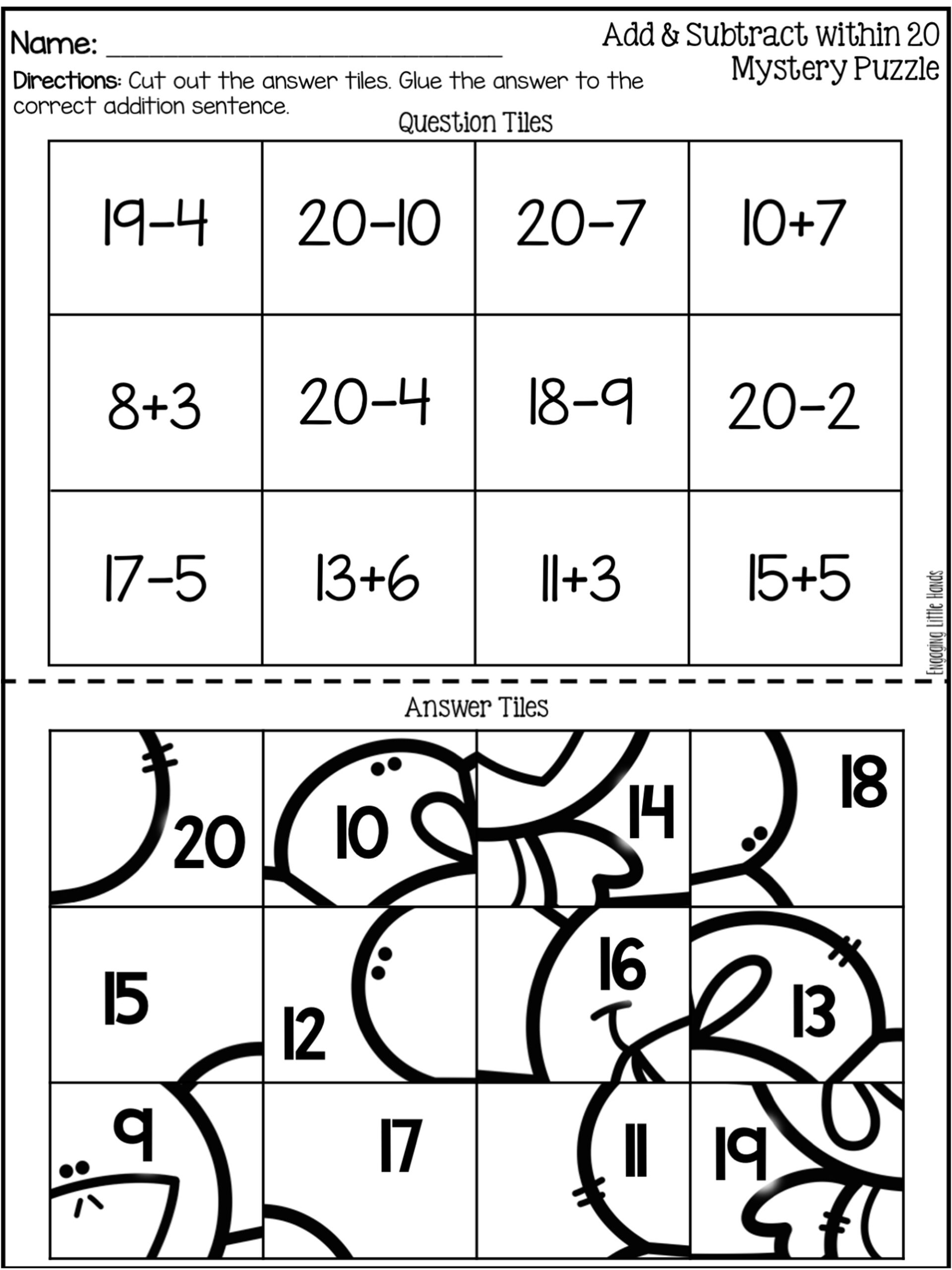 Fall Mystery Puzzles For Second Grade