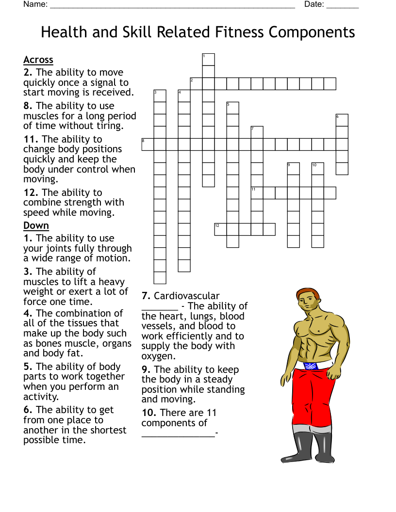 Crossword Puzzle Exercise Worksheets