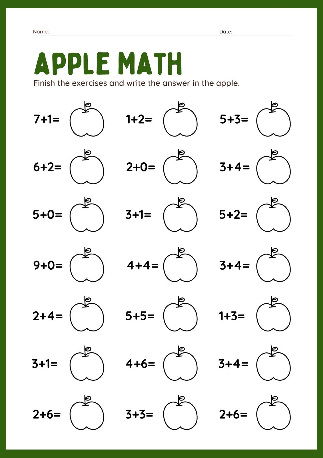 First Grade Fun Learning Puzzle Worksheets