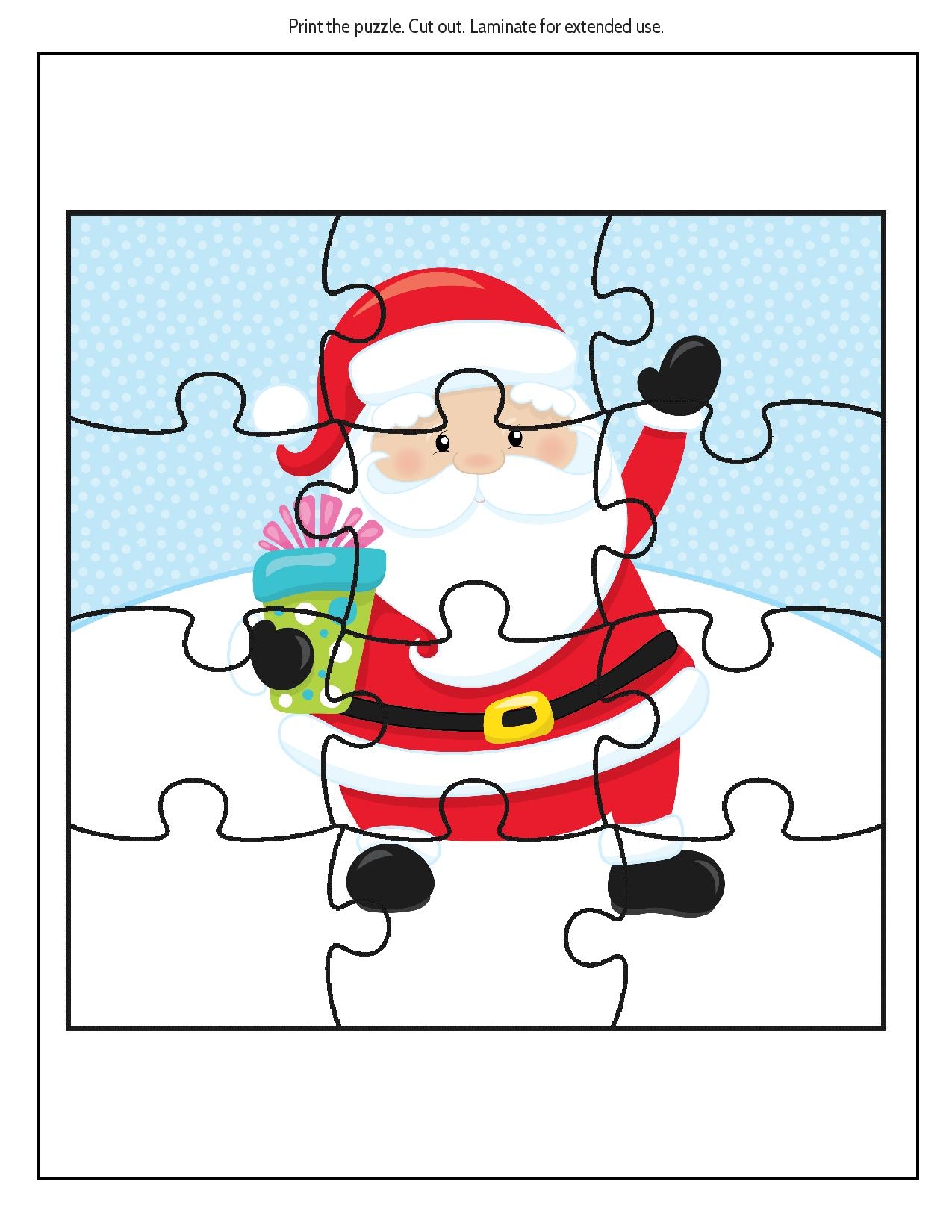 FREE Educational Printable Christmas Puzzle Pack Real And Quirky Worksheets Library