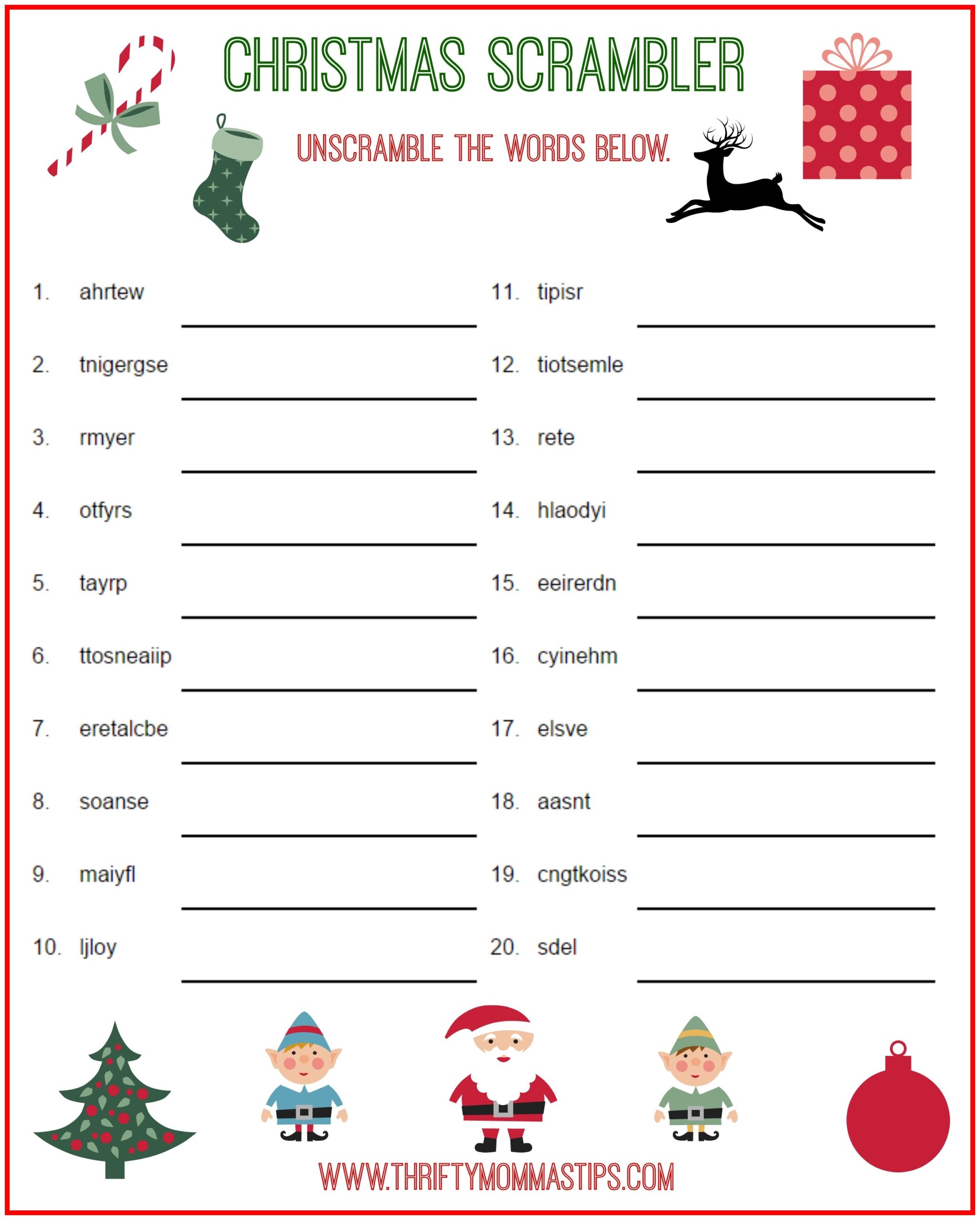 Free Free Printable Christmas Puzzles Download Free Free 