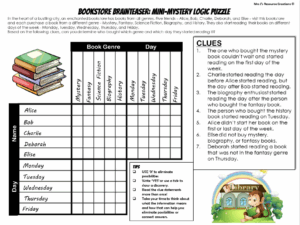 5th Grade Logic Puzzles Worksheets - Puzzle Worksheets Printable