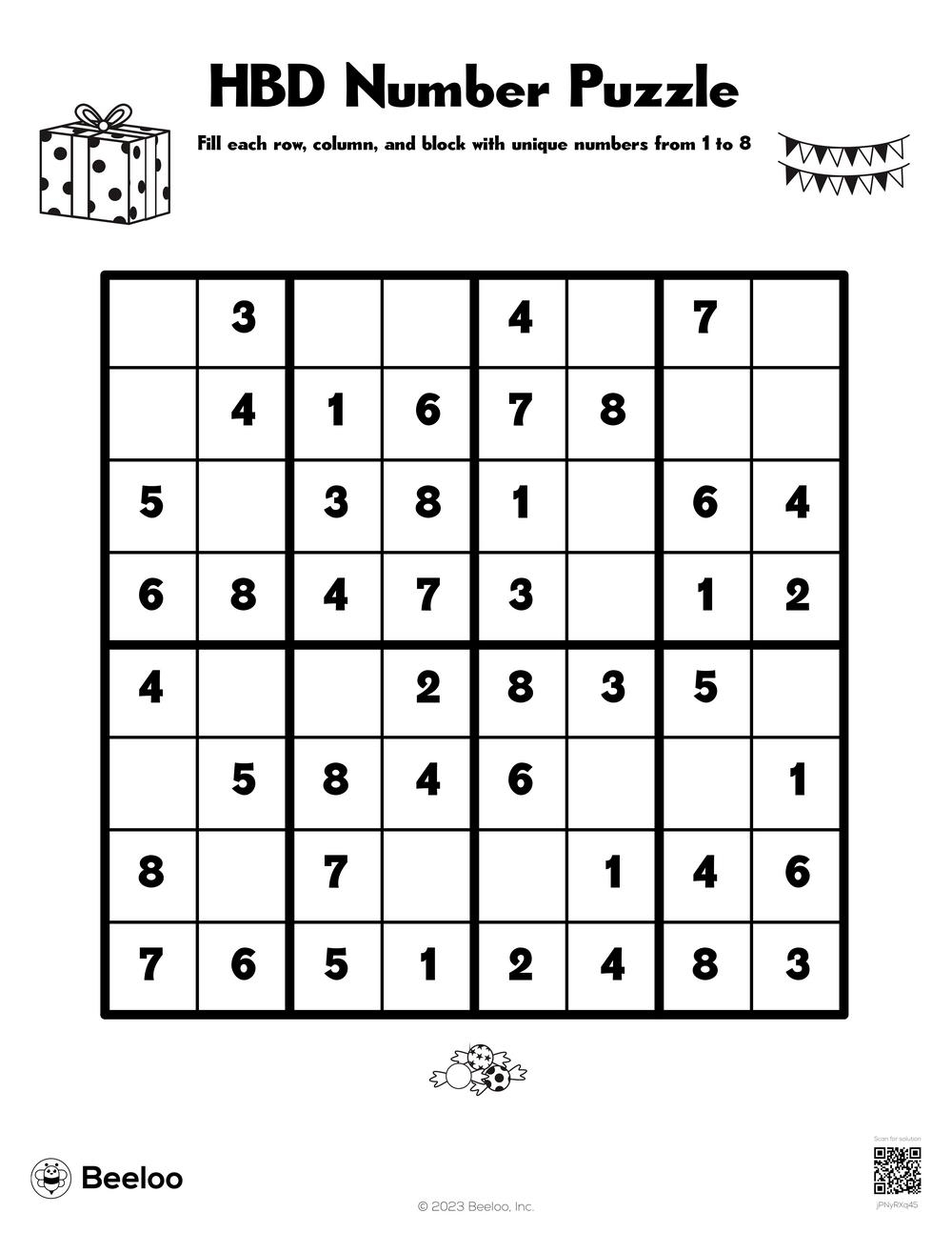 Counting Puzzles Worksheets