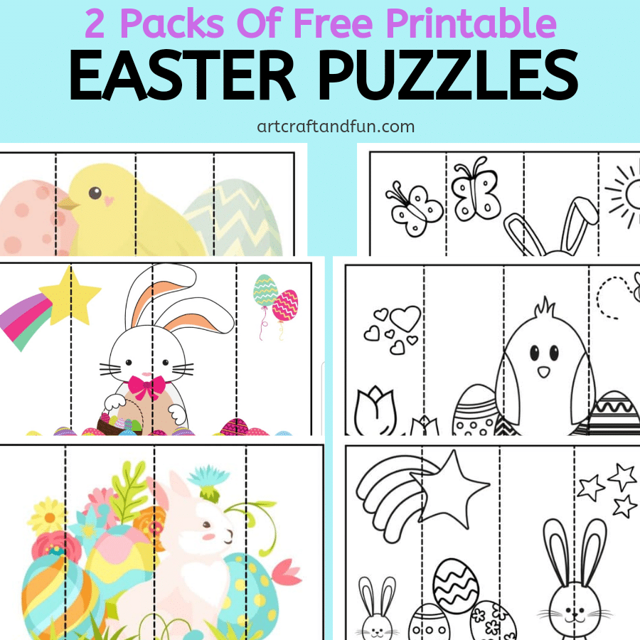 Free Printable Easter Puzzles Worksheets Library