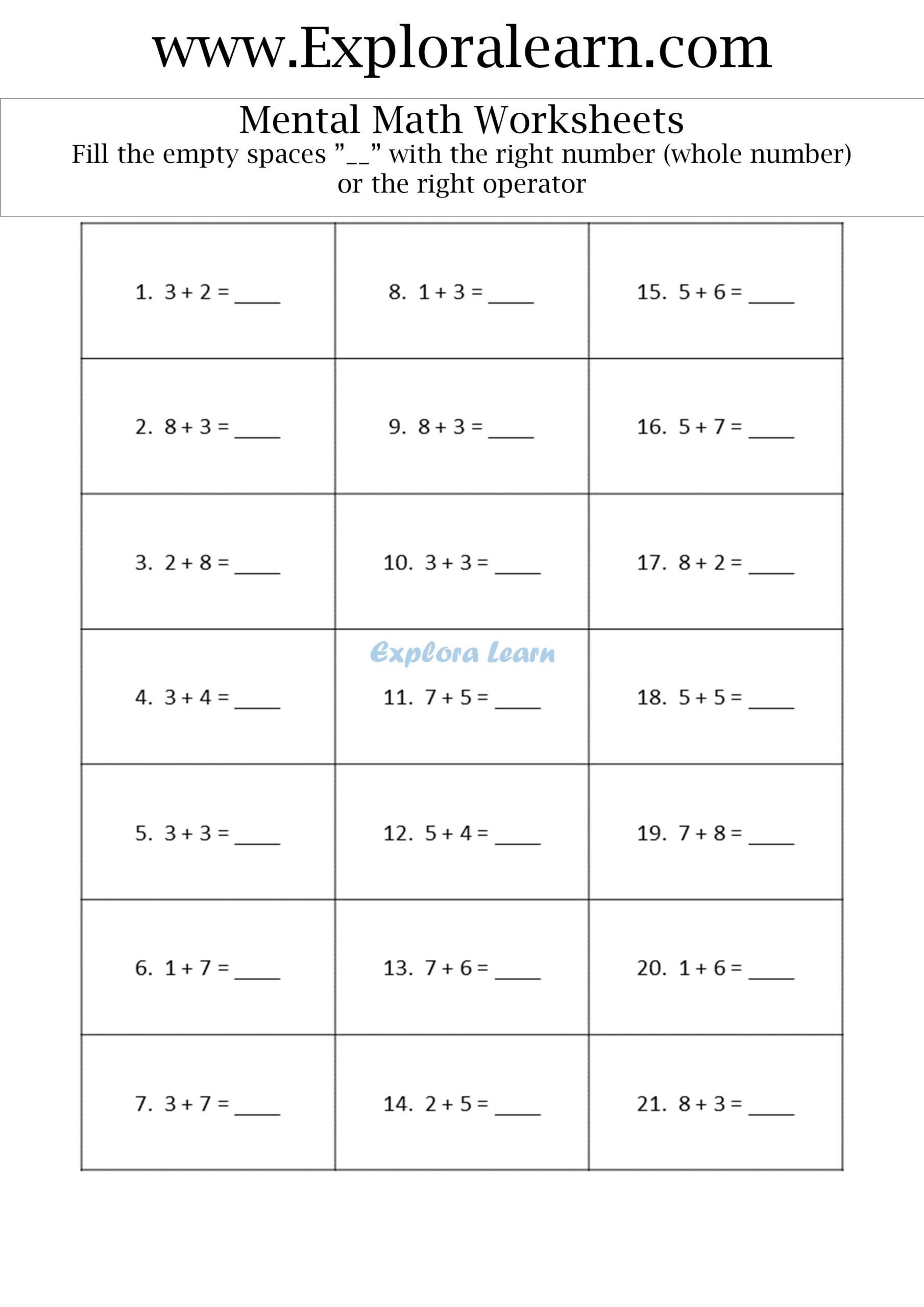 Fun Puzzle Worksheets Age 6