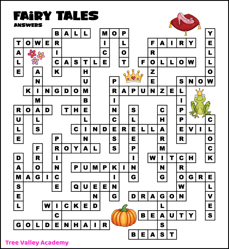 Fun Fairy Tale Themed Word Puzzles Tree Valley Academy