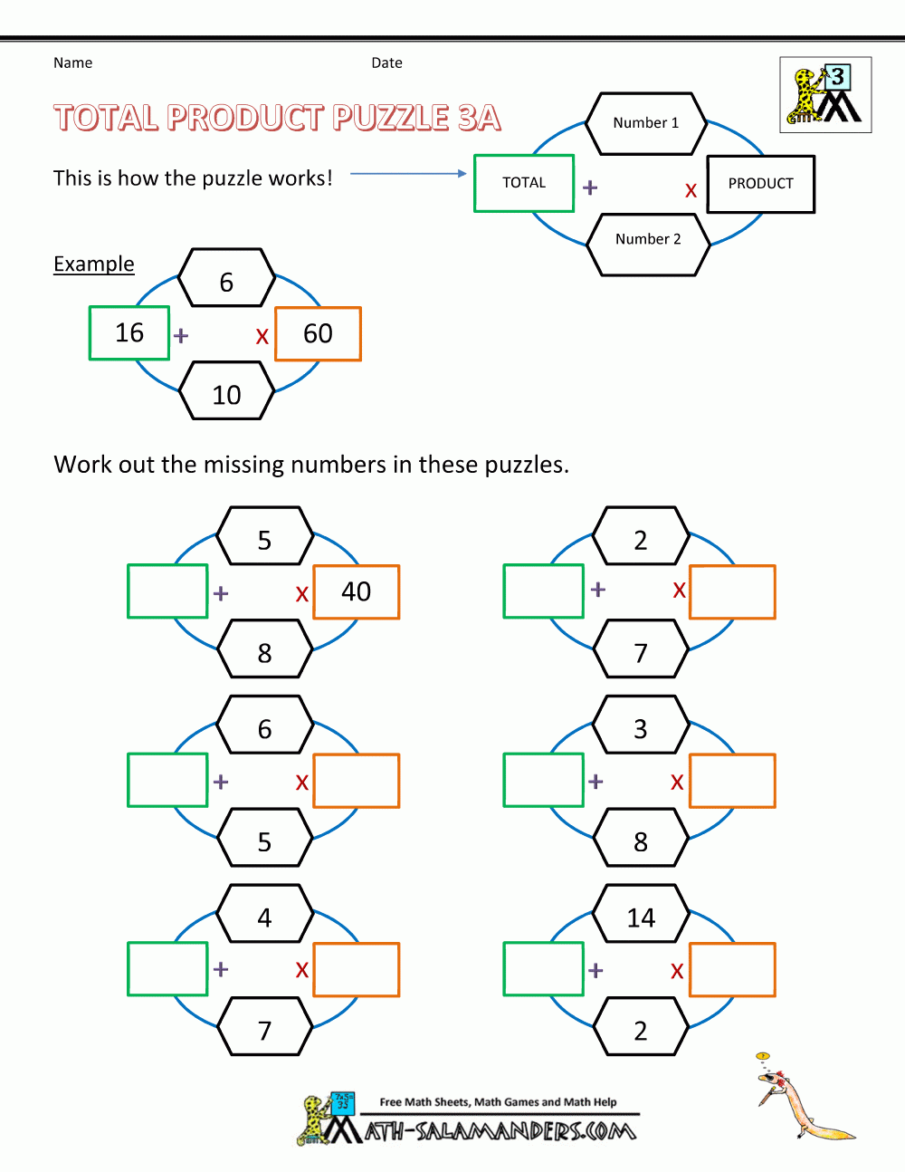 Fun Multiplication Worksheets To 10x10
