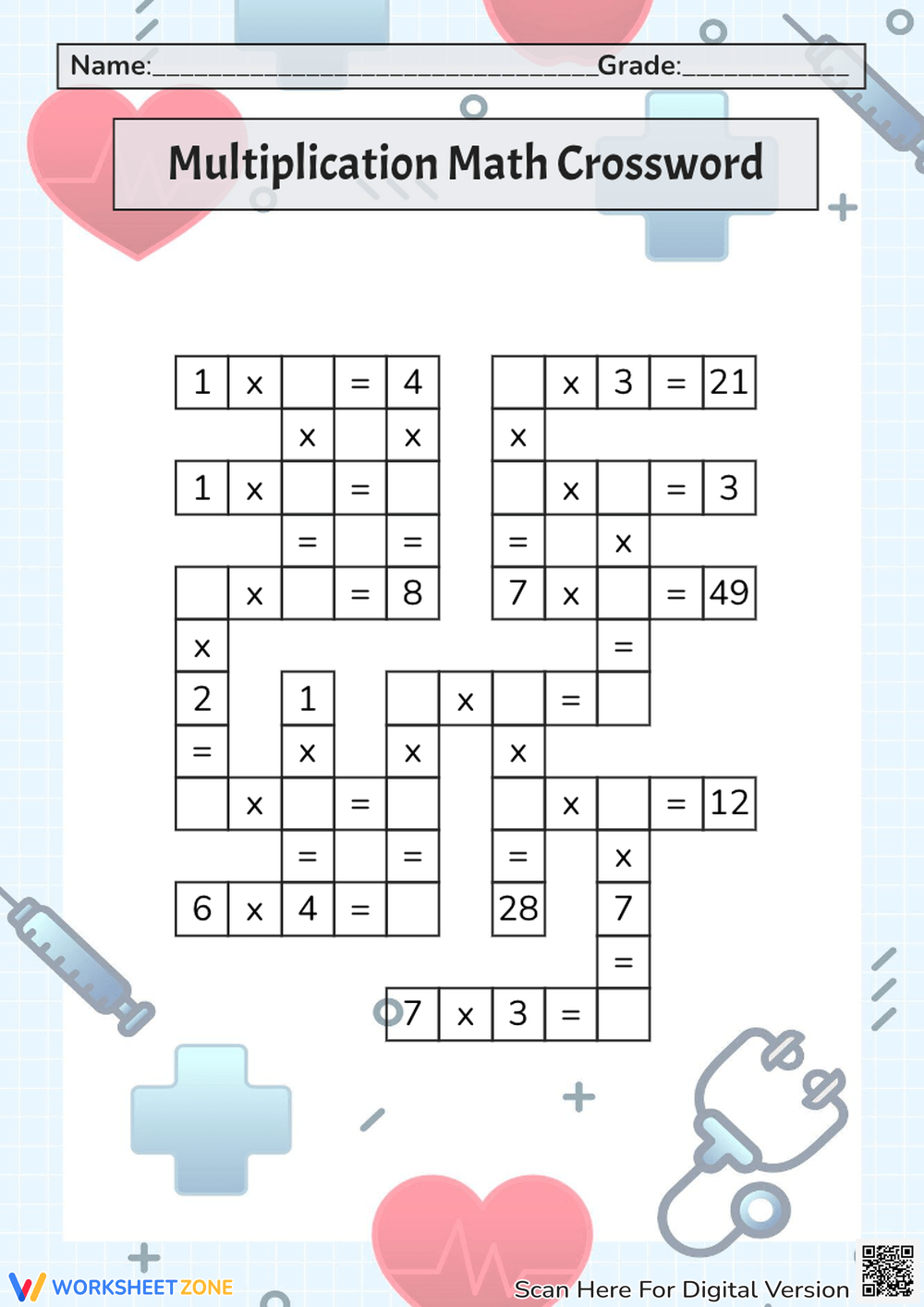 Grade 2 Multiplication Worksheets 2025