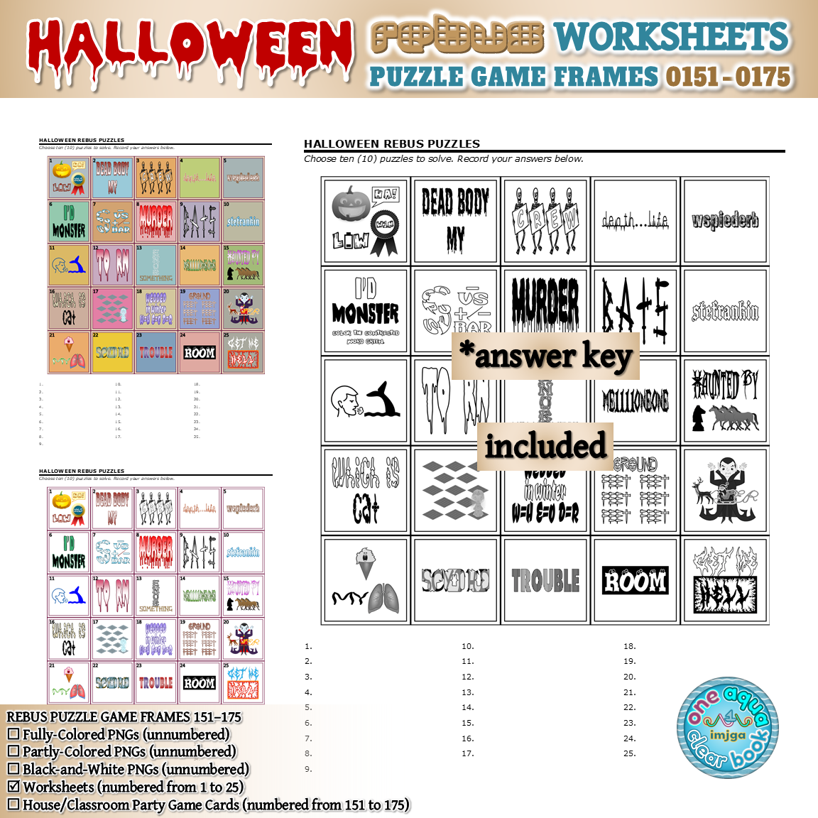 Rebus Puzzles Answers Worksheets