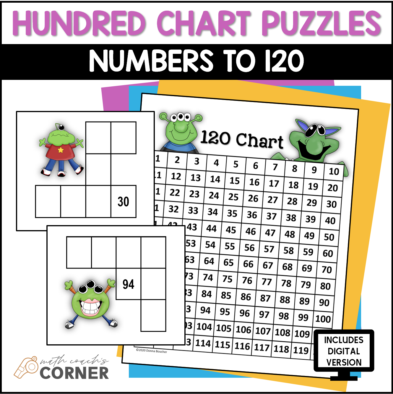 Humpty Dumpty 120 Chart Putting The Pieces Together Again Math Coach s Corner