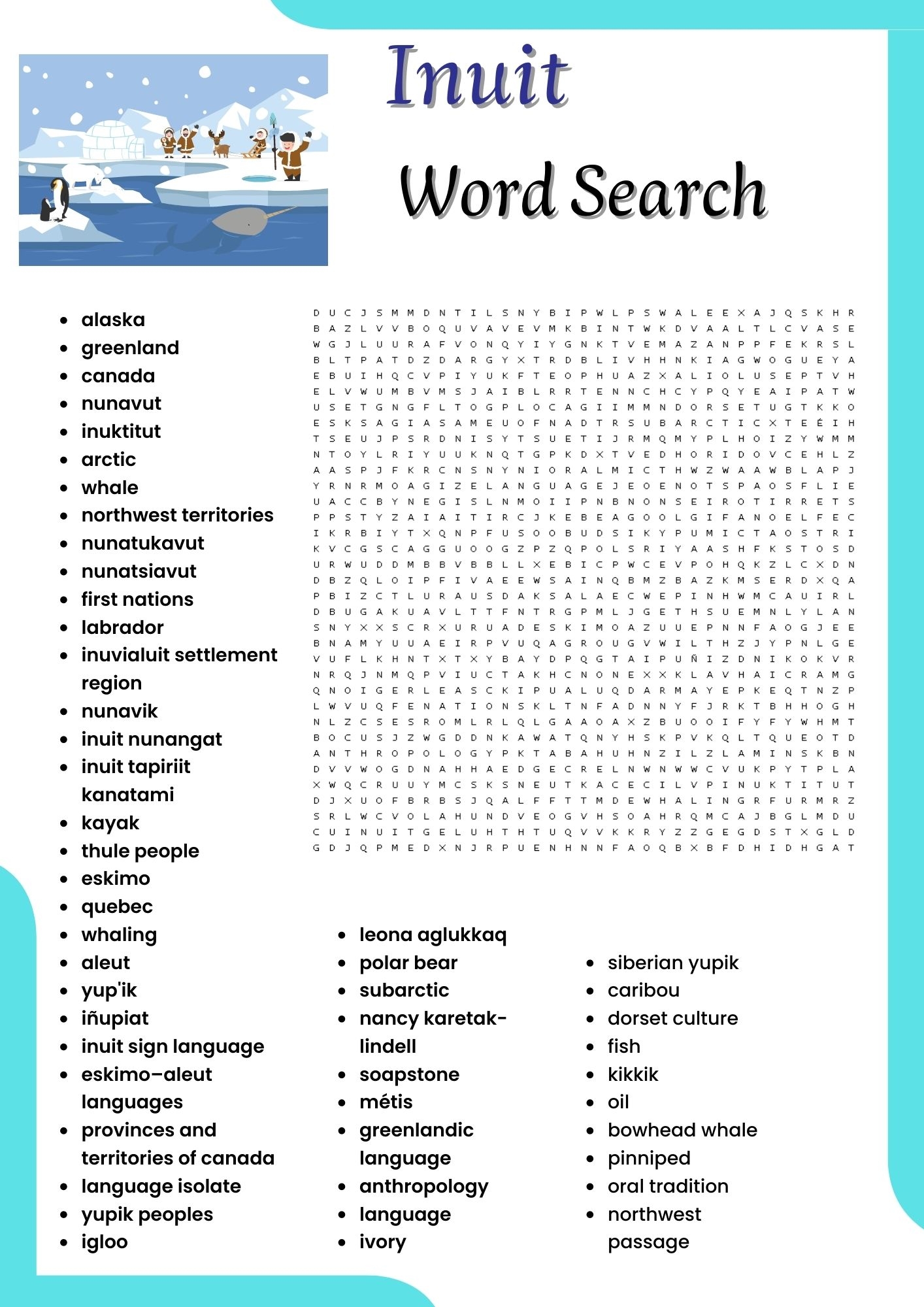 Language Puzzle Worksheets