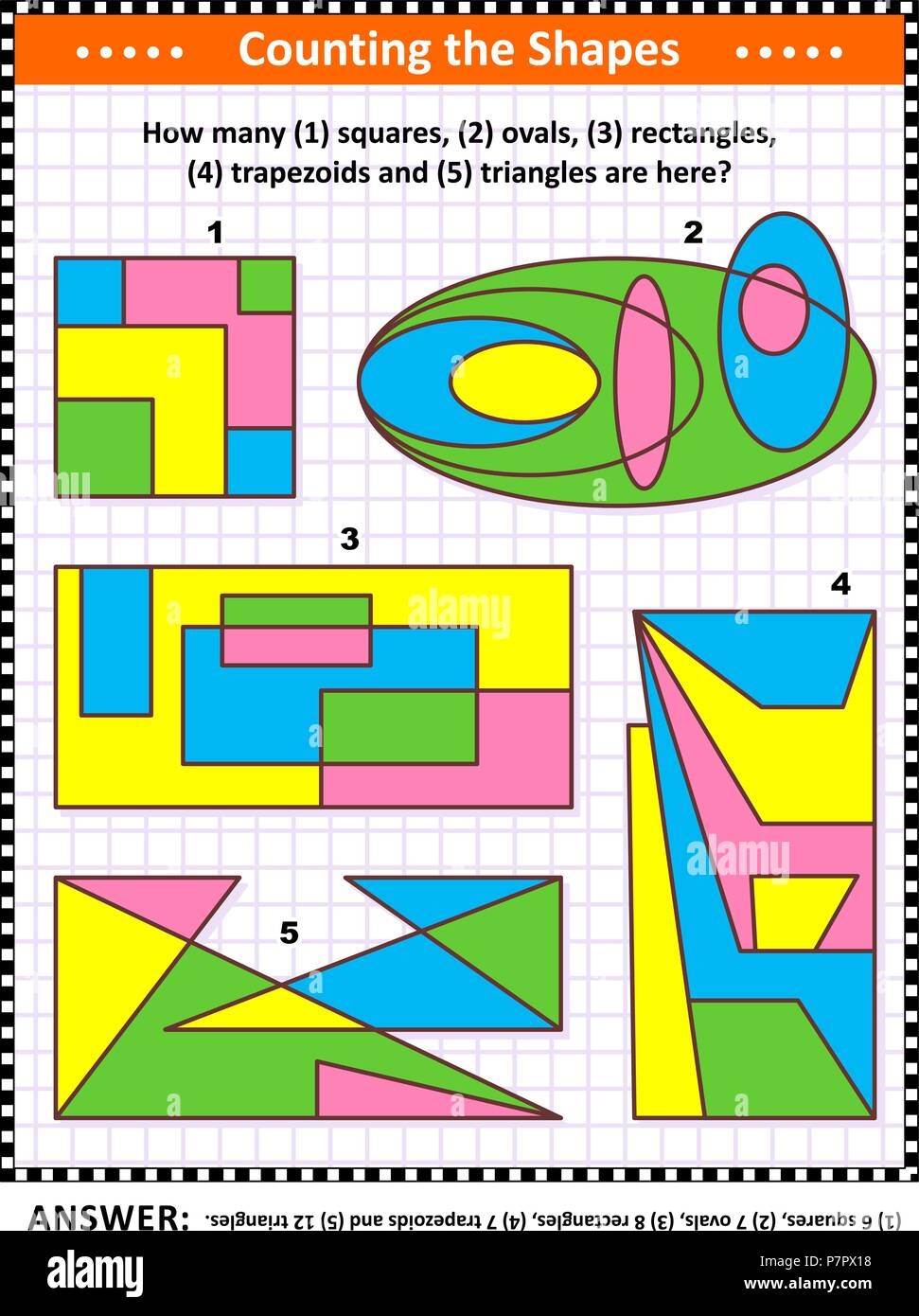 Math Puzzle Worksheets Triangle