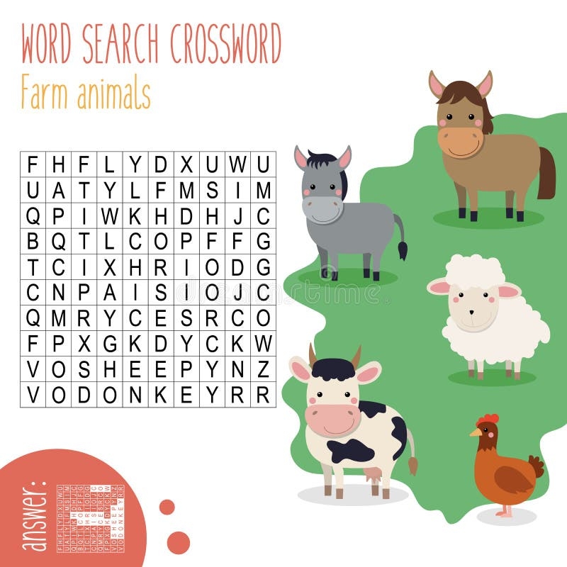 Middle School Agriculture Crossword Puzzle Worksheets