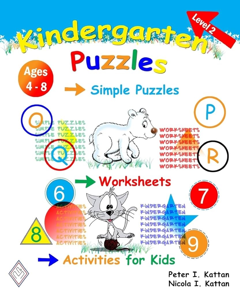 Kindergarten Puzzles Level 2 Simple Puzzles Worksheets And Activities For Kids