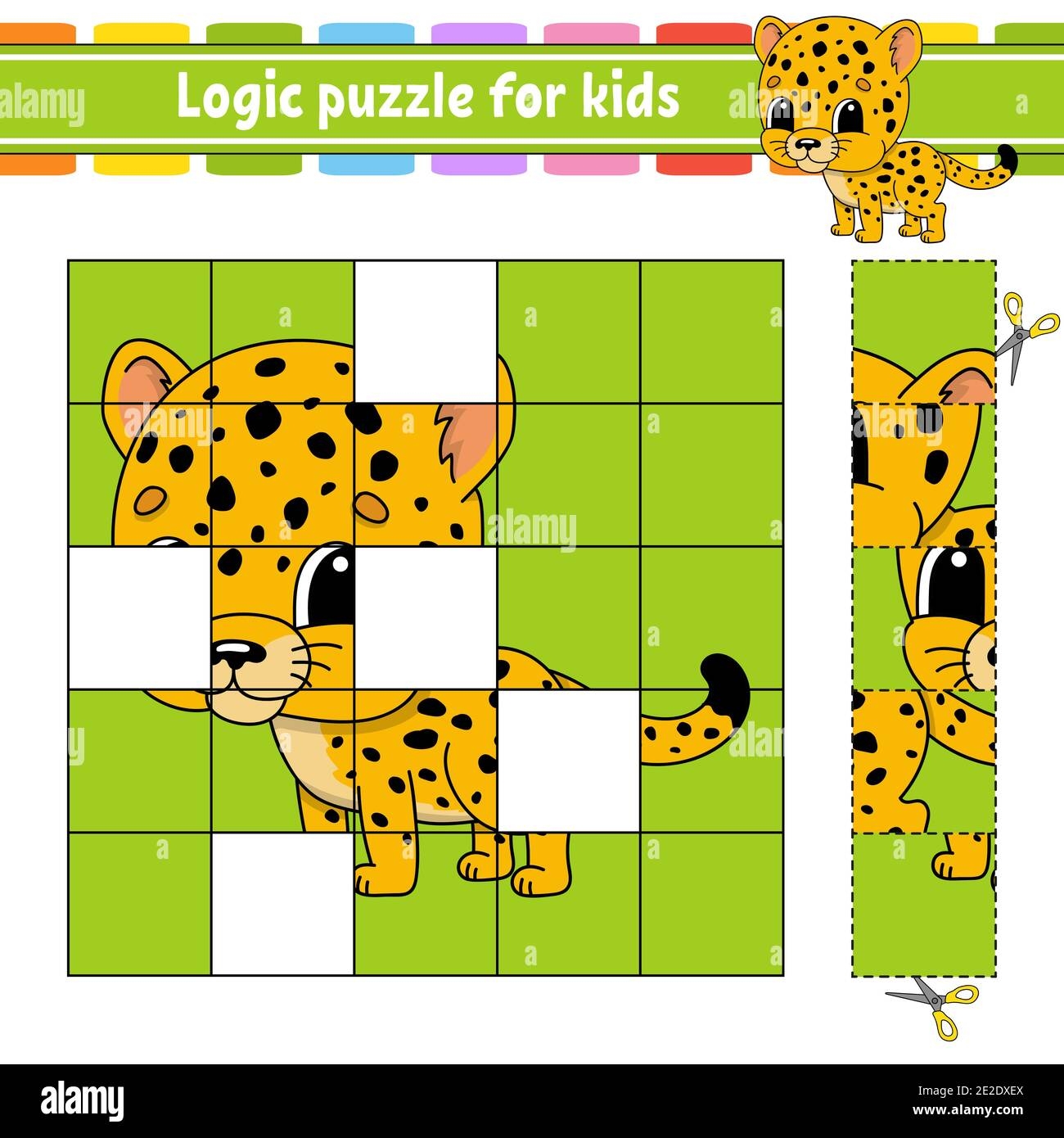 Logic Puzzle For Kids Education Developing Worksheet Learning Game For Children Activity Page Simple Flat Isolated Vector Illustration In Cute Car Stock Vector Image U0026 Art Alamy
