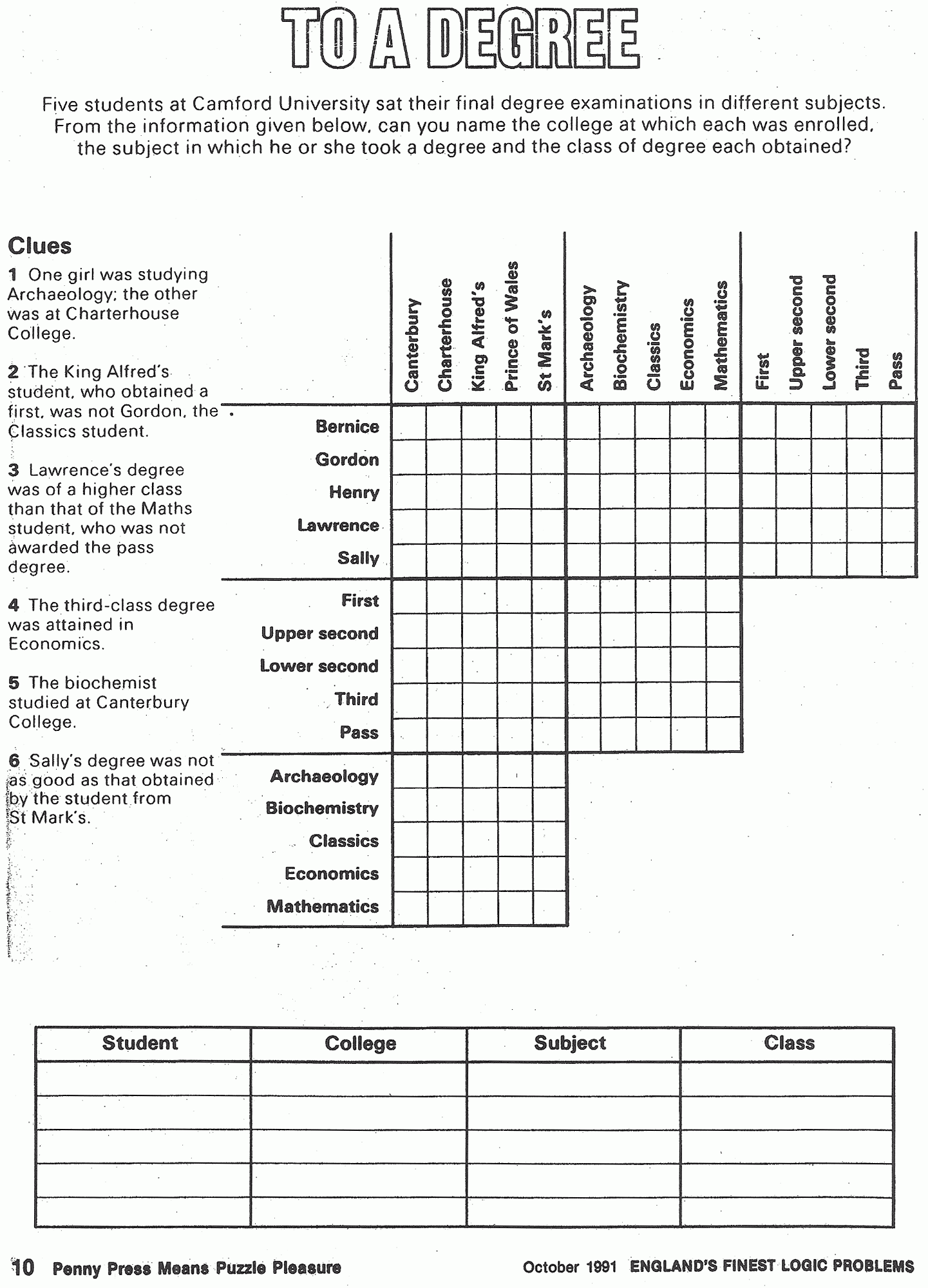 Logic Puzzle Printable Google Search Grid Logic Puzzles Logic 