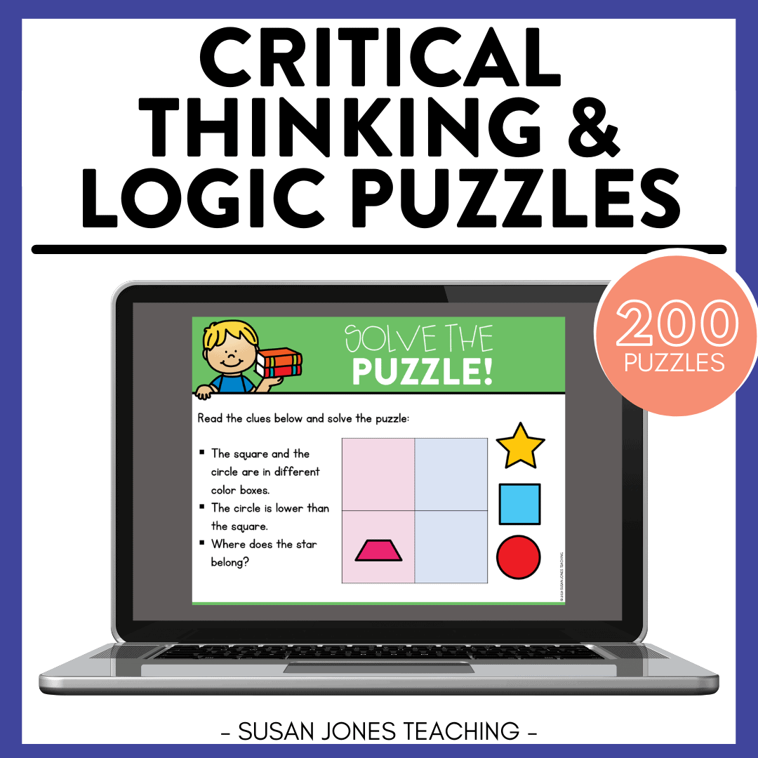 2nd Grade Logic Puzzles Worksheets
