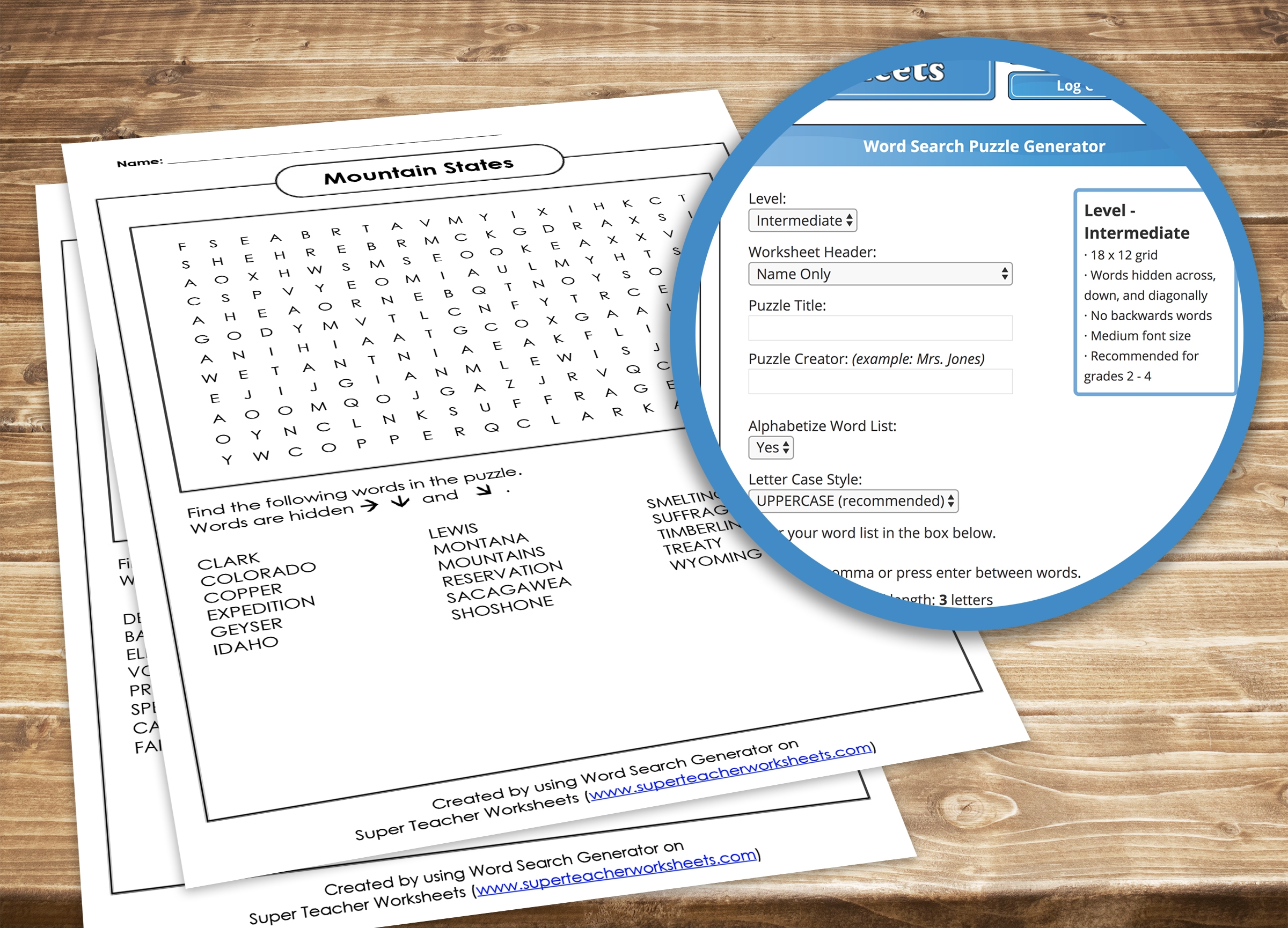 Make Your Own Puzzle Worksheets Blog Post