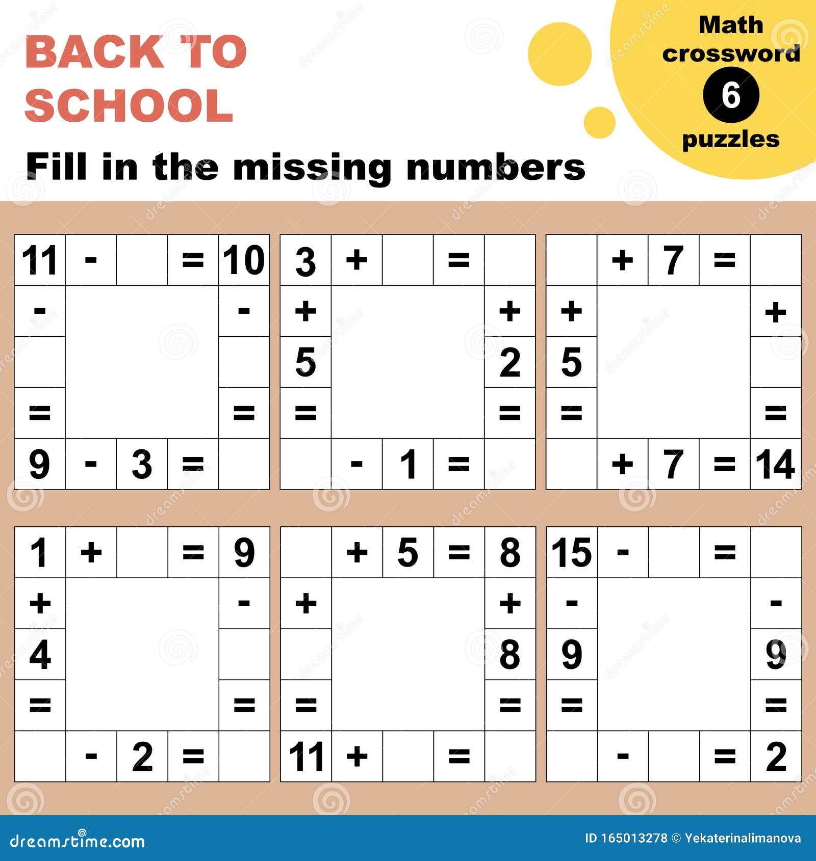 Math Puzzle Worksheets Middle School