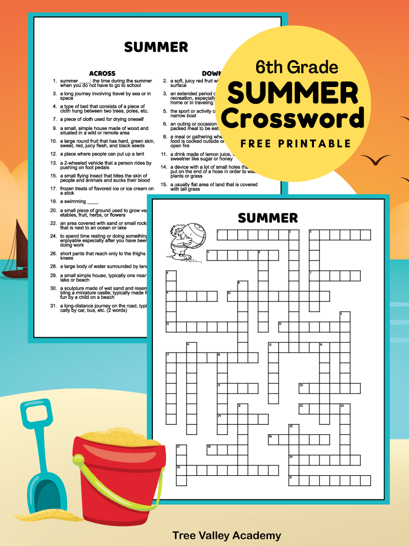 Fun Crossword Puzzle Worksheets