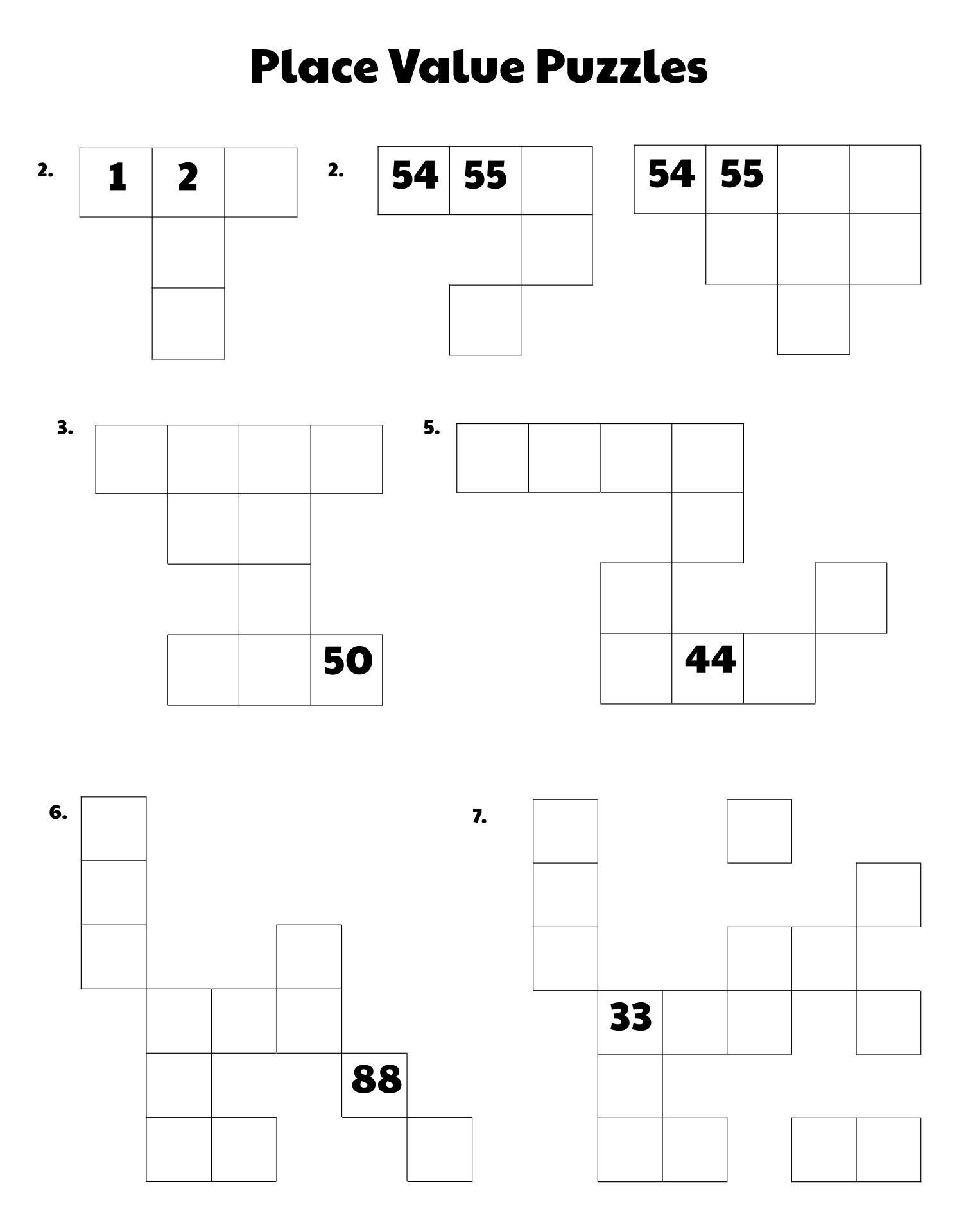 Number Grid 10 Free PDF Printables Printablee