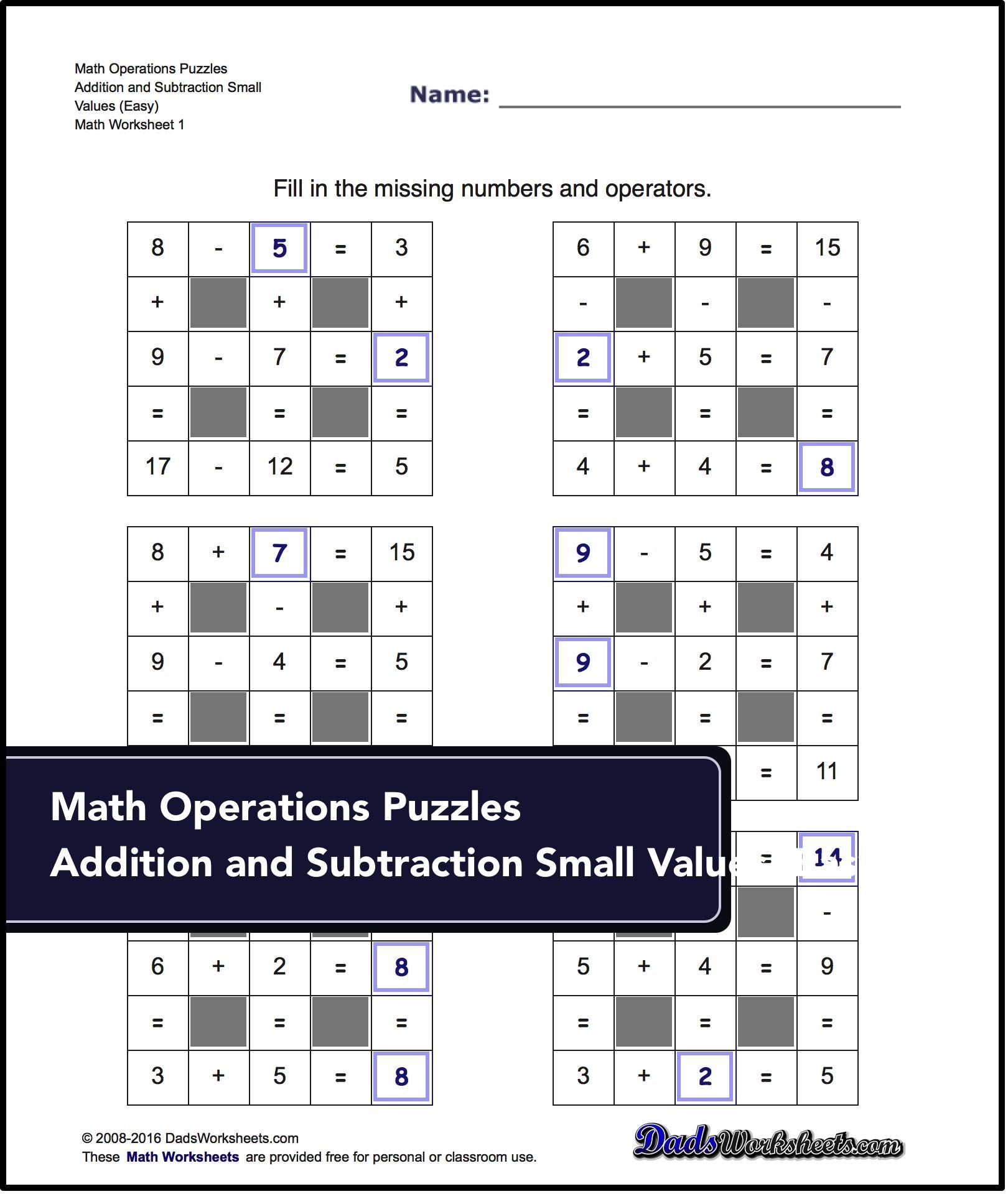 Number Grid Puzzles