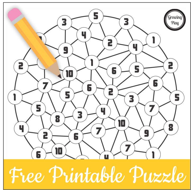 Number Puzzles For Preschoolers Worksheets