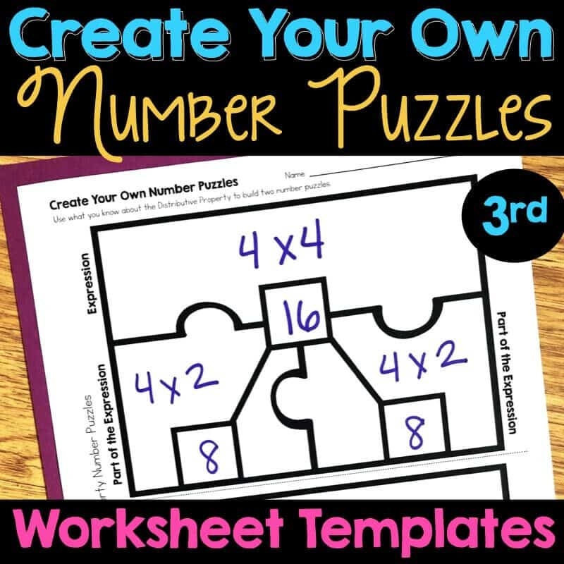 3rd Grade Puzzle Worksheets